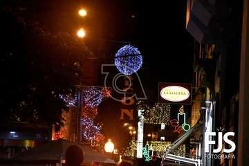 Telde se pone en modo navideño con el encendido de sus luces/Francisco Javier Santana.